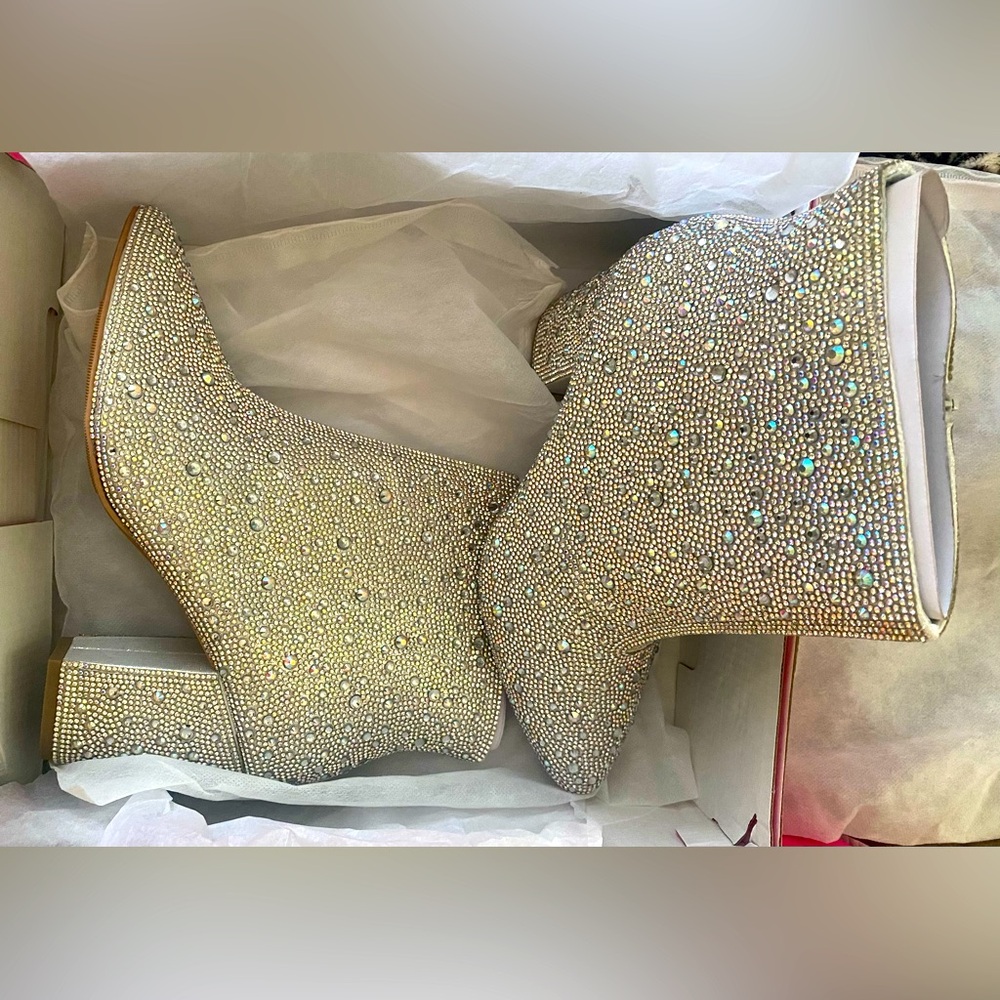 Torrid - Betesy Johnson Rhinestone boots - BRAND NEW